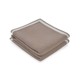Tex Knit Blanket with Double Border in Cotton