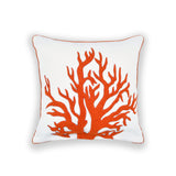 Coral in Cotton Linen