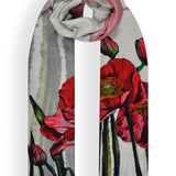 Wrapped in Roses in Wool Silk