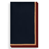 Medium Twill Blanket with Double Border in Merino