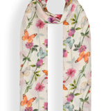 Butterflies Trail in Wool Silk