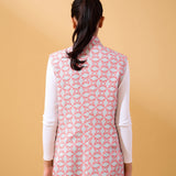 Lobster Nehru Jacket in Linen