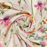 Butterflies Trail in Wool Silk
