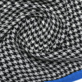 Houndstooth Stole with Piping Border