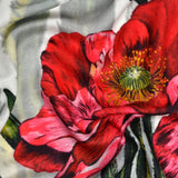 Wrapped in Roses in Wool Silk