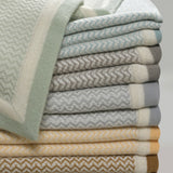 Tranquil Leaf Blanket in Cashmere
